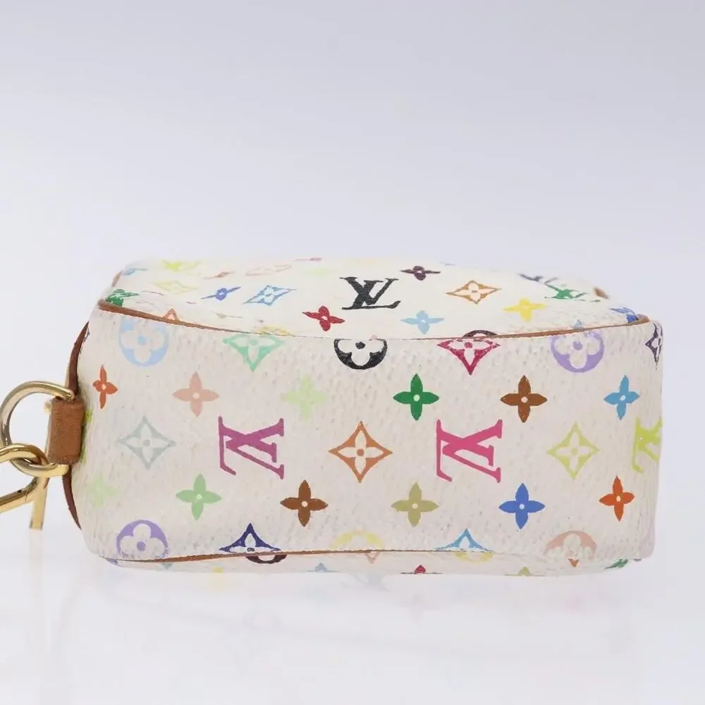 Louis Vuitton Monogram Multicolor Trousse Wapity White Pouch